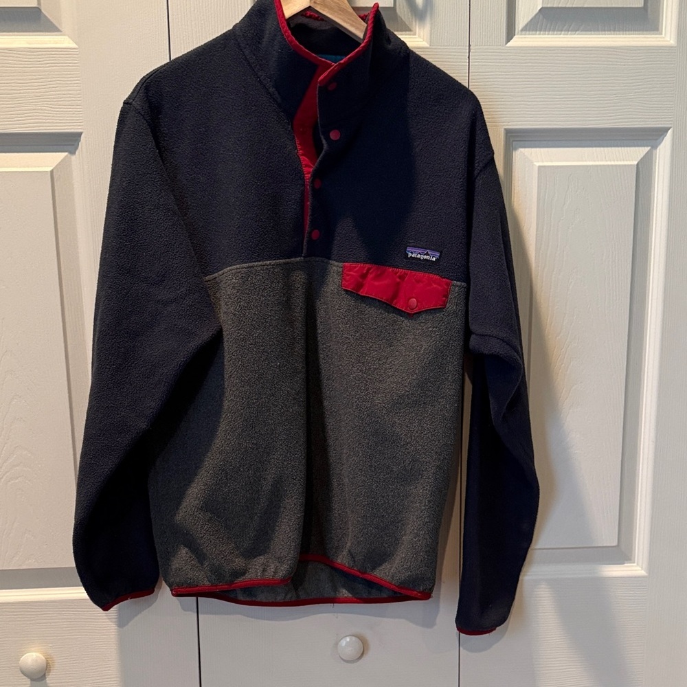 # Patagonia Men’s M Synchilla Fleece Snap-neck Pullover